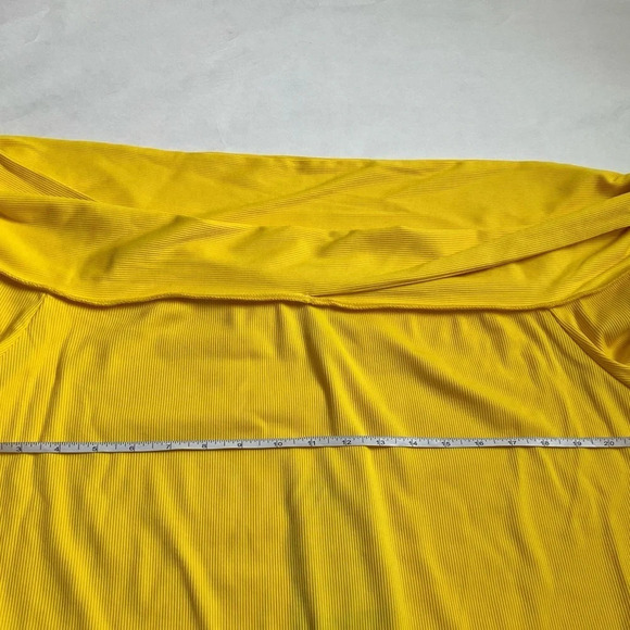 Sergio Hudson x Target SIZE XXL Women's Off Shoulders Bodysuit Yellow NWT - Picture 6 of 8